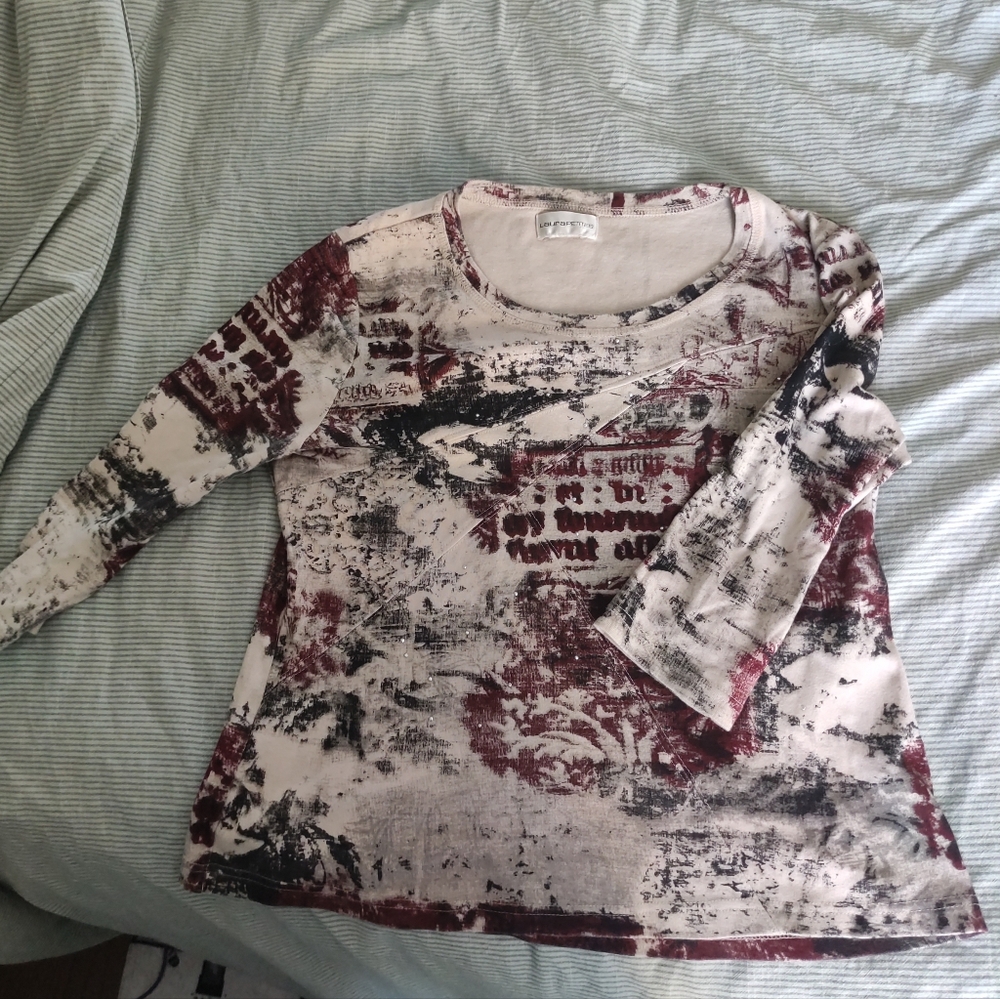 Y2k 90's Grange Indie Sleeze Top
